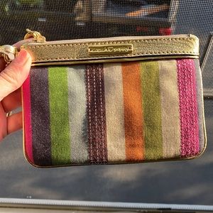 Brand new Coach wristlet - multicolor